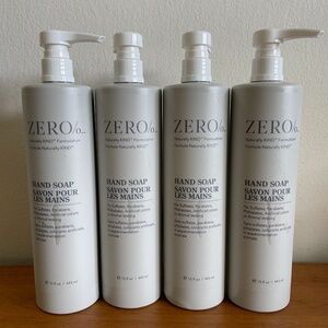 NEW Zero% Gilchrist Soames Hand Soap Lot of 4